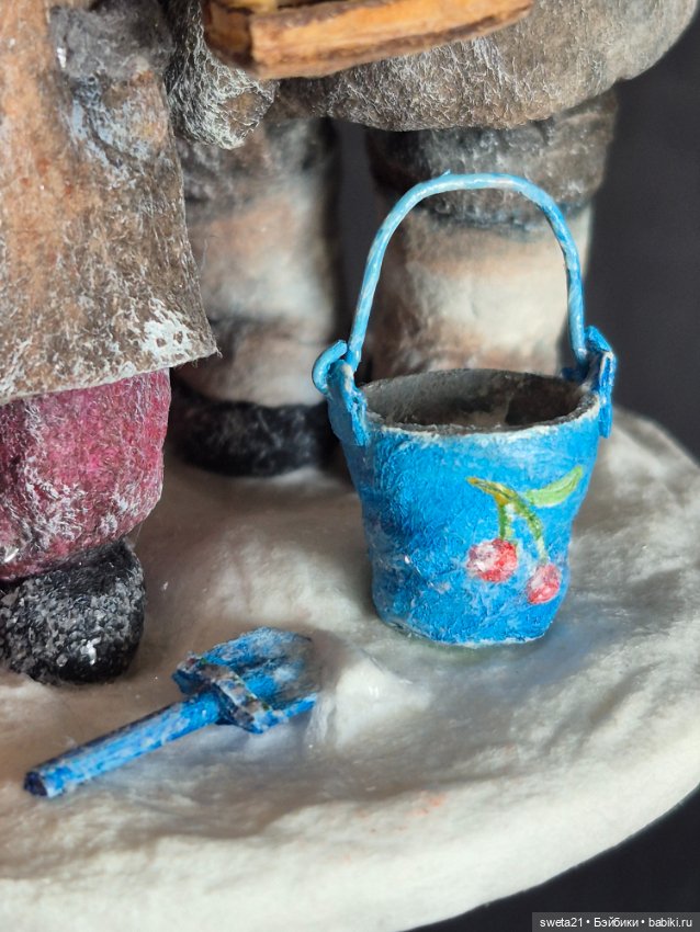 Новогодняя игрушка "На прогулке" (фото 4)