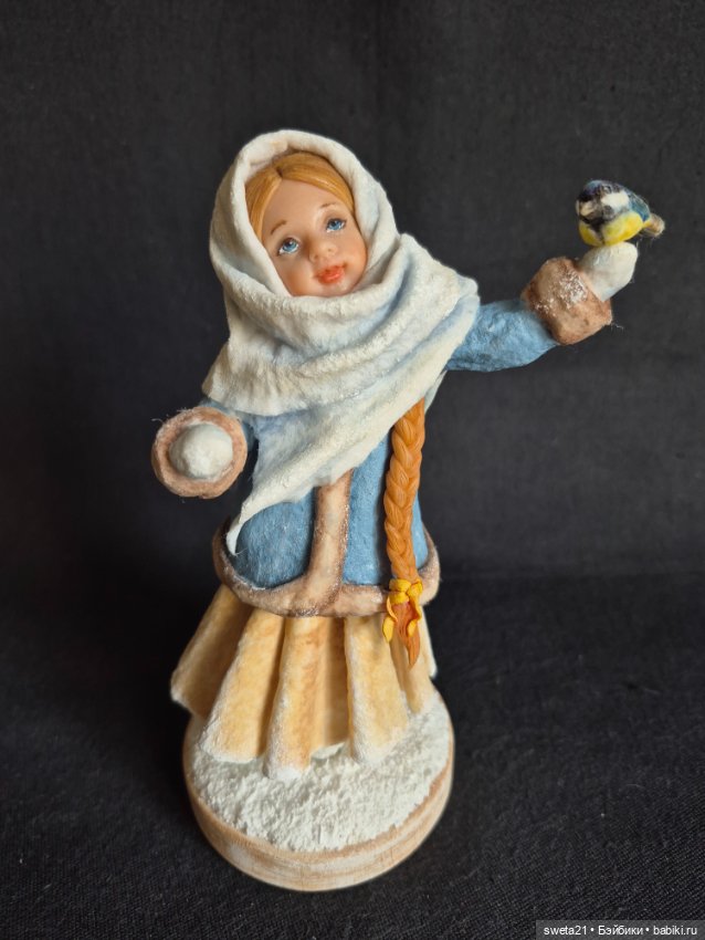 Новогодняя игрушка "Зимняя девочка"