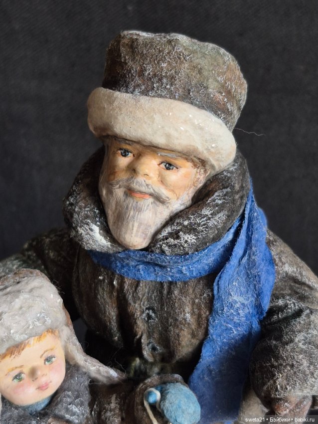 Новогодняя игрушка "На прогулке" (фото 5)