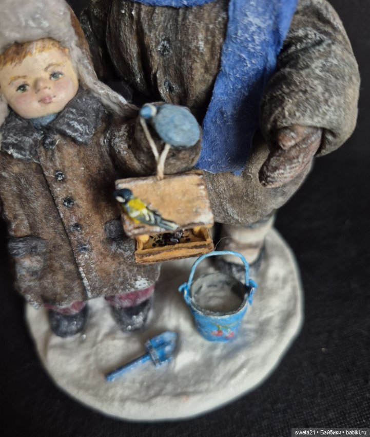 Новогодняя игрушка "На прогулке"