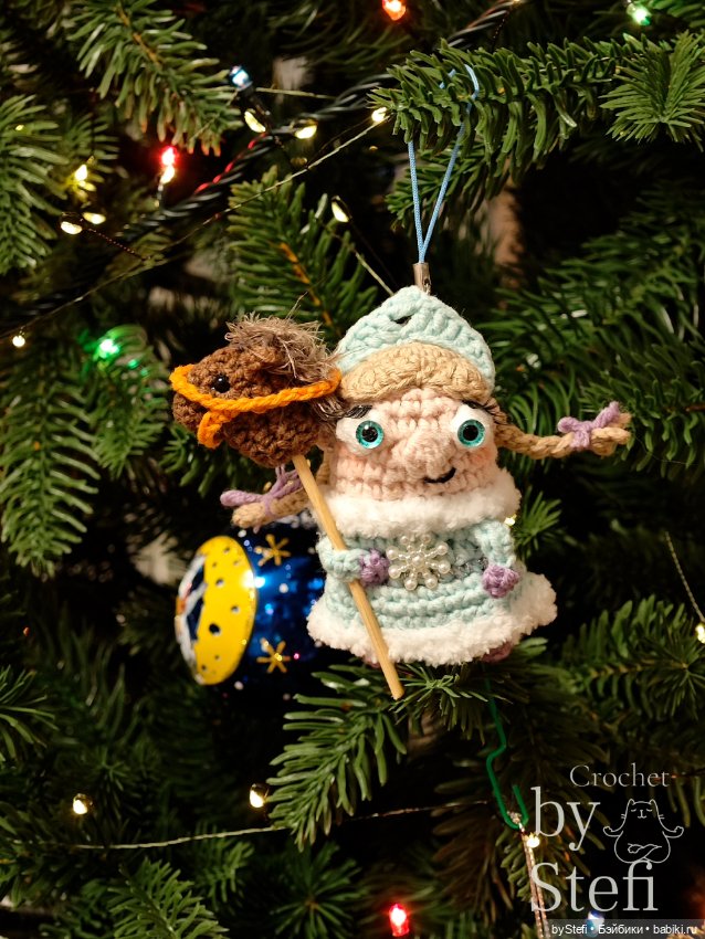 Дед Мороз и Снегурочка — Авторские игрушки (фото 6)