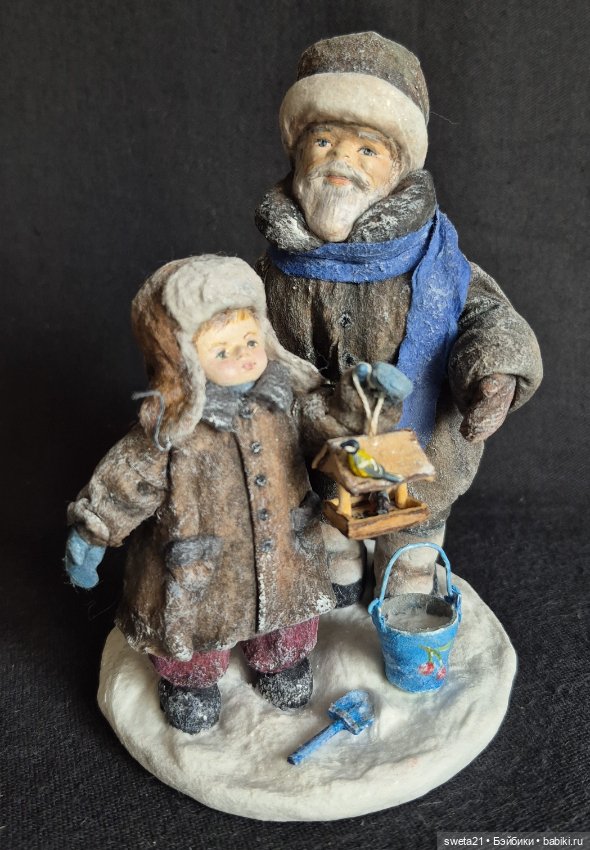 Новогодняя игрушка "На прогулке"