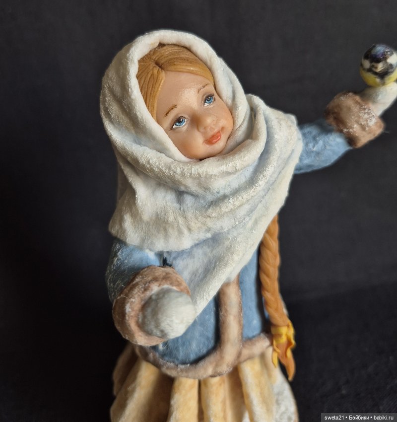 Новогодняя игрушка "Зимняя девочка" (фото 5)
