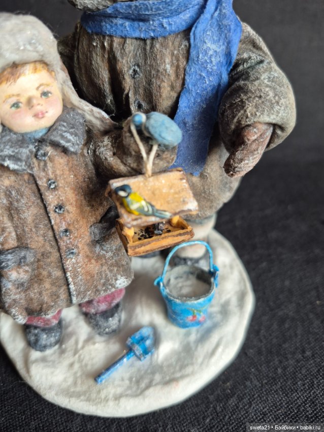 Новогодняя игрушка "На прогулке" (фото 2)