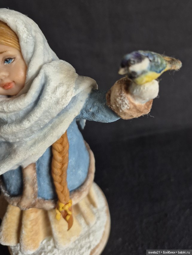 Новогодняя игрушка "Зимняя девочка" (фото 8)