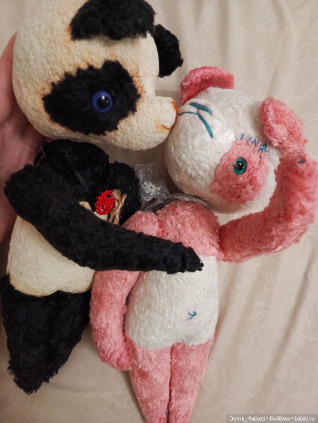 Панды Ромео и Джульетта — Авторские игрушки (фото 7)