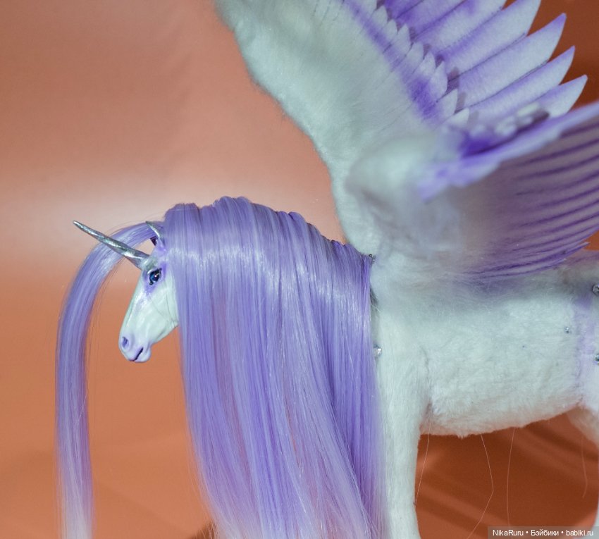 Пегас в смешанной технике, лошадь (фото 2)