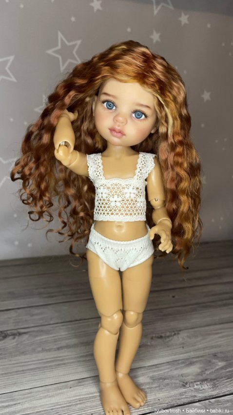 Парик натуральный 8/9 для Паола Рейна и аналогичных кукол (фото 10)