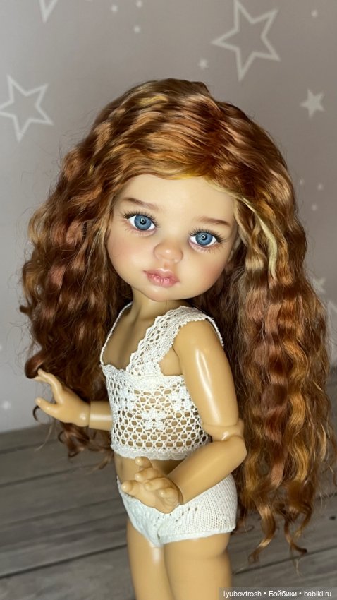 Парик натуральный 8/9 для Паола Рейна и аналогичных кукол (фото 8)