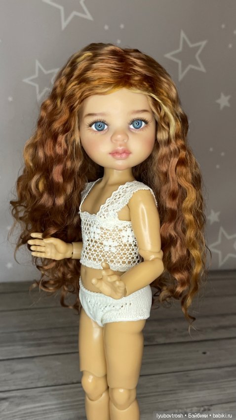 Парик натуральный 8/9 для Паола Рейна и аналогичных кукол (фото 4)