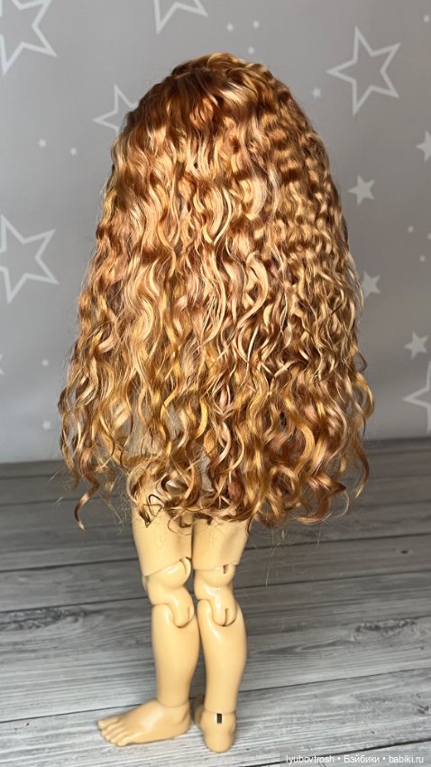 Парик натуральный 8/9 для Паола Рейна и аналогичных кукол (фото 7)