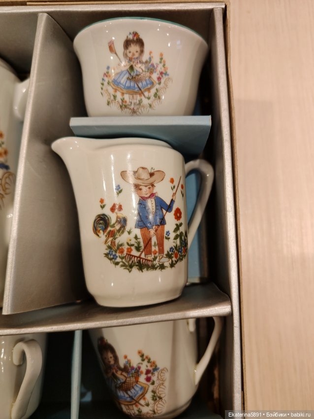 Сервиз чайный для кукол ГДР (фото 3)