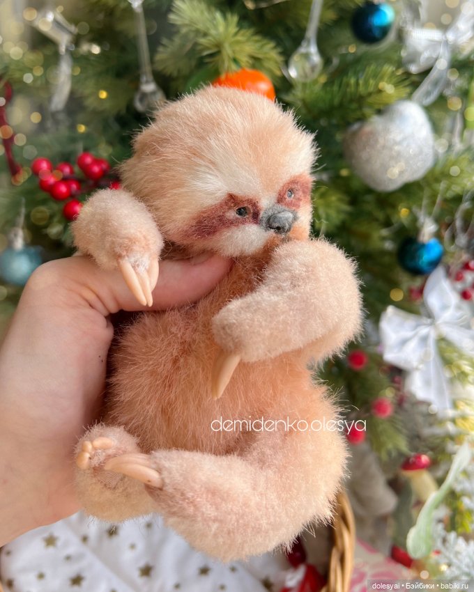 Ленивец Йося 🦥✨ — Авторские игрушки