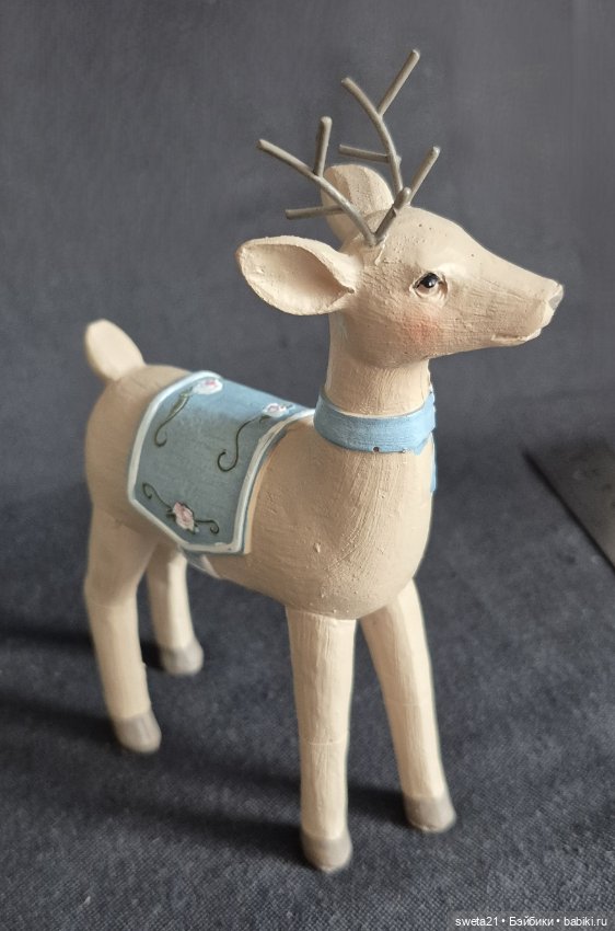 Фигурки "Рождественские олени" (фото 8)