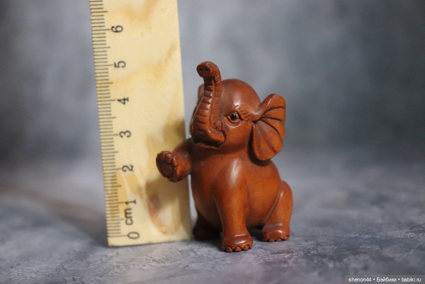 Нэцкэ "Слоненок". Винтаж — Статуэтки (фото 7)