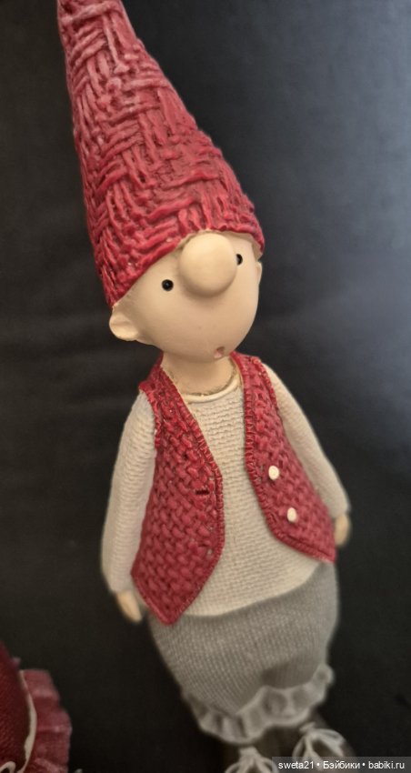 Фигурки "Рождественские эльфы с лосём" (фото 5)