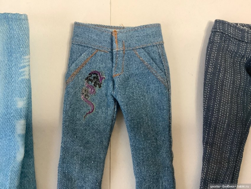 Джинсы для барби — Одежда для кукол (фото 4)