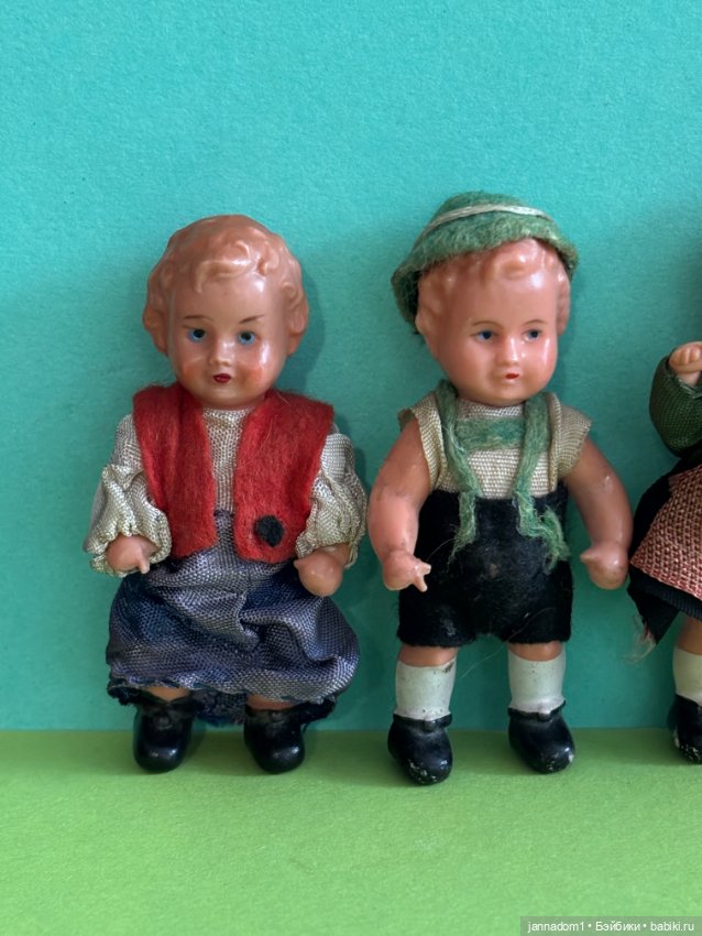 Куколки из колкого пластика Edi, родной аутфит, высота 7 см (фото 2)