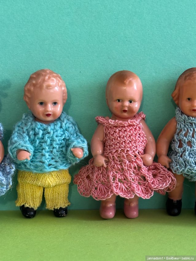 Куколки из колкого пластика Edi, высота 7 см (фото 3)