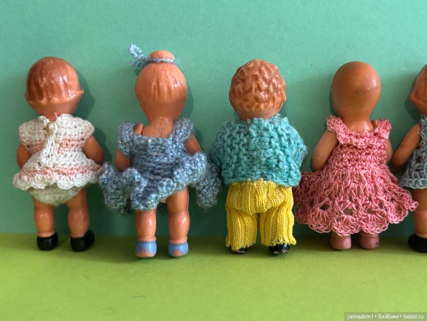 Куколки из колкого пластика Edi, высота 7 см (фото 7)