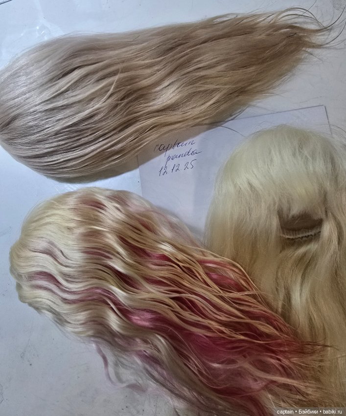 Парик с чёлкой 8-9 — Парики для BJD (фото 5)