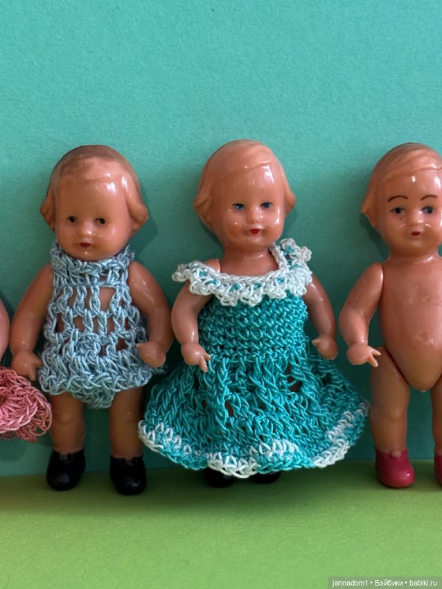 Куколки из колкого пластика Edi, высота 7 см (фото 4)