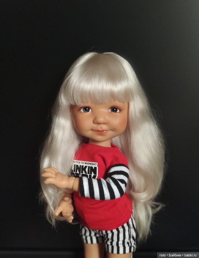 Красивый парик блонд для пельменей Meadow dolls за полцены (фото 5)