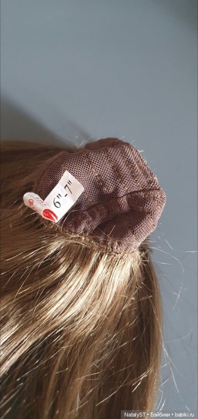 Парики р.6-7 и 7,1/4 — Парики и волосы (мохер) для кукол