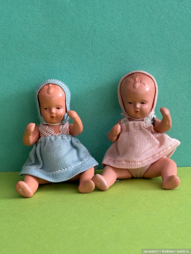 Керамическая куколка Tebu в розовом платье, высота 7,5 см (фото 7)