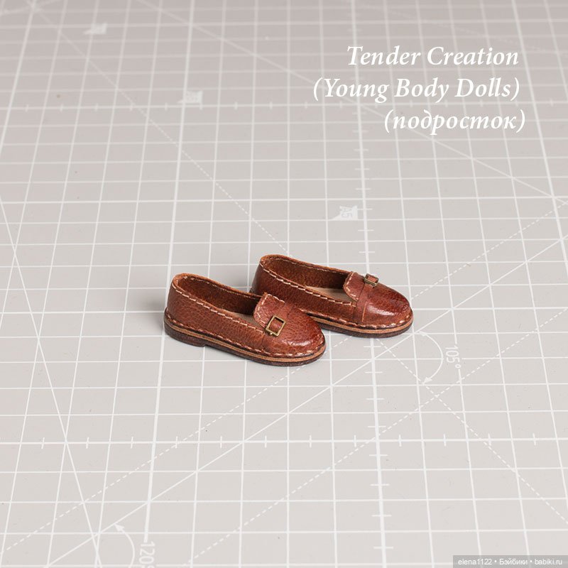 Лоферы для Tender Creation (Young Body Dolls) (подросток)