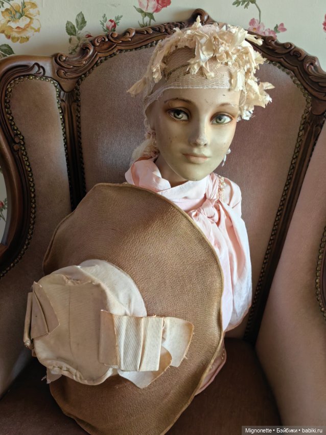 Антикварная кукла-шляпный манекен (фото 9)