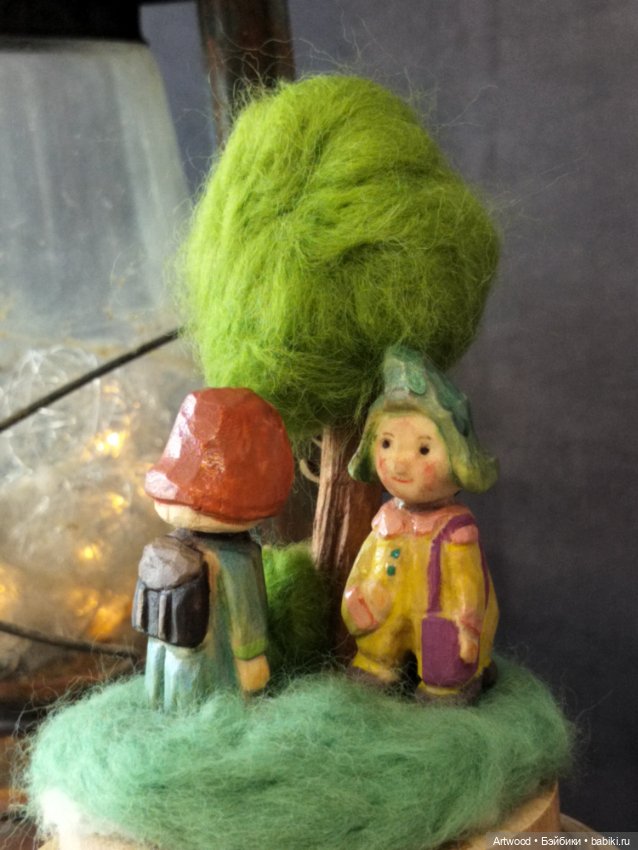 Деревянная миниатюра — Книги (фото 2)