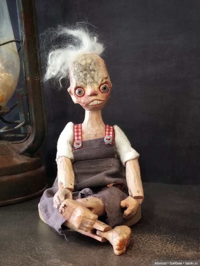 Кукла из дерева — Авторские куклы (фото 4)