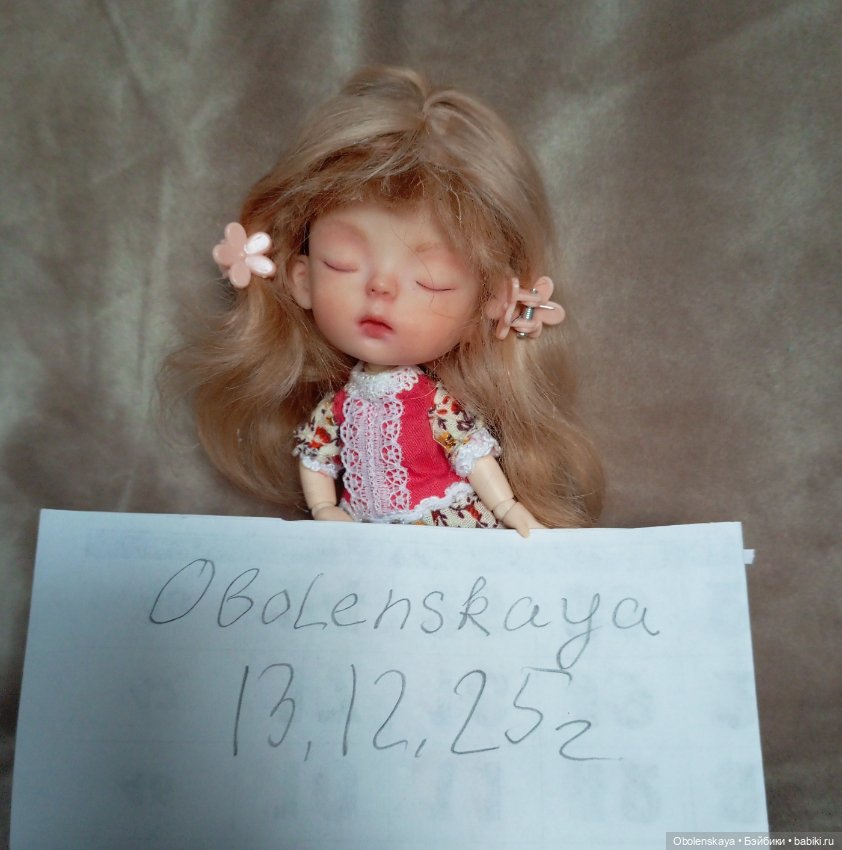 Кукла шарнирная коллекционная обитсу11 (фото 3)