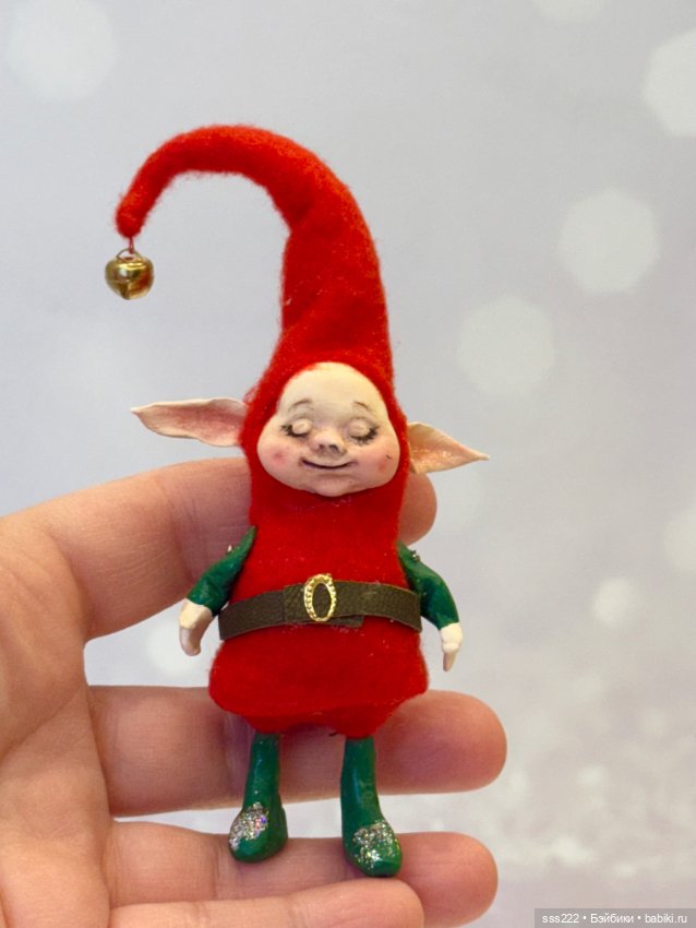 Новогодний гном — Авторские игрушки (фото 3)