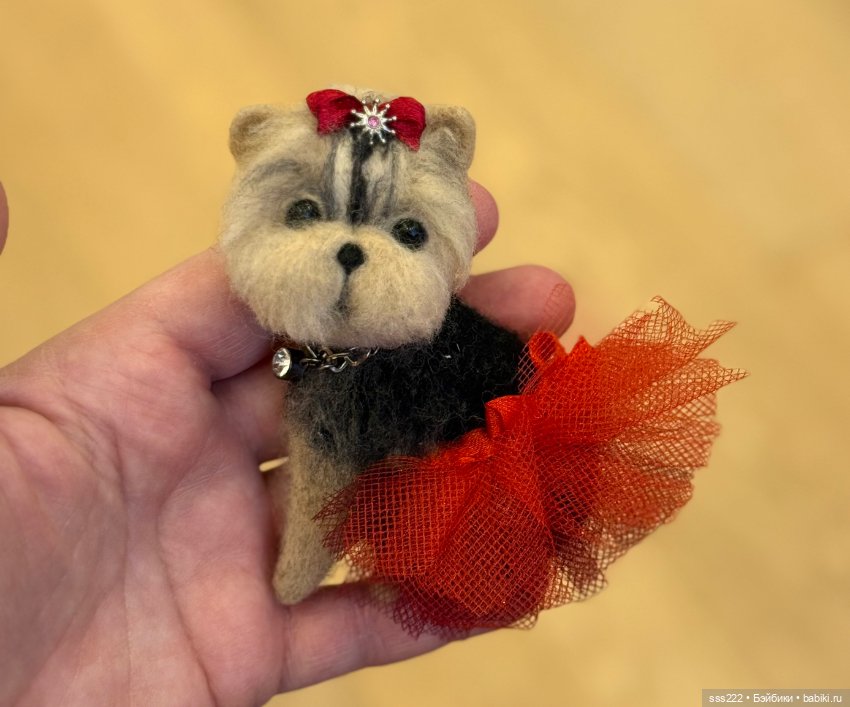 Магнит йорк — Авторские игрушки (фото 7)