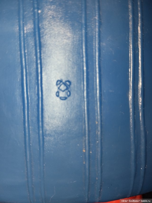 Игрушка из полиэтилена (дутыш) СССР "Кукла-Топотушка" (фото 5)