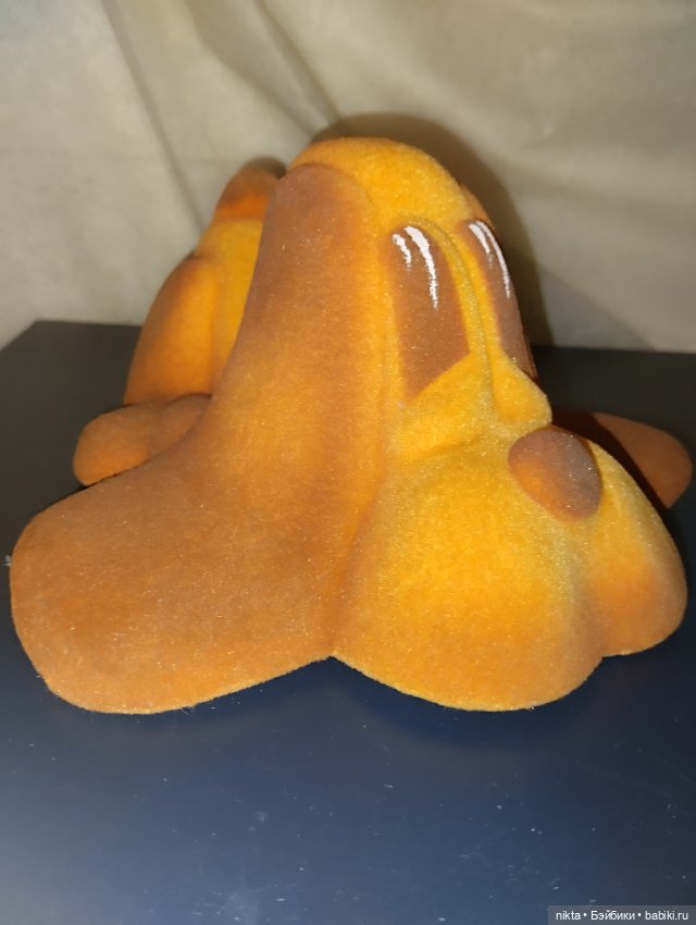 Игрушка СССР Флокированная резина Собака, собачка (фото 2)