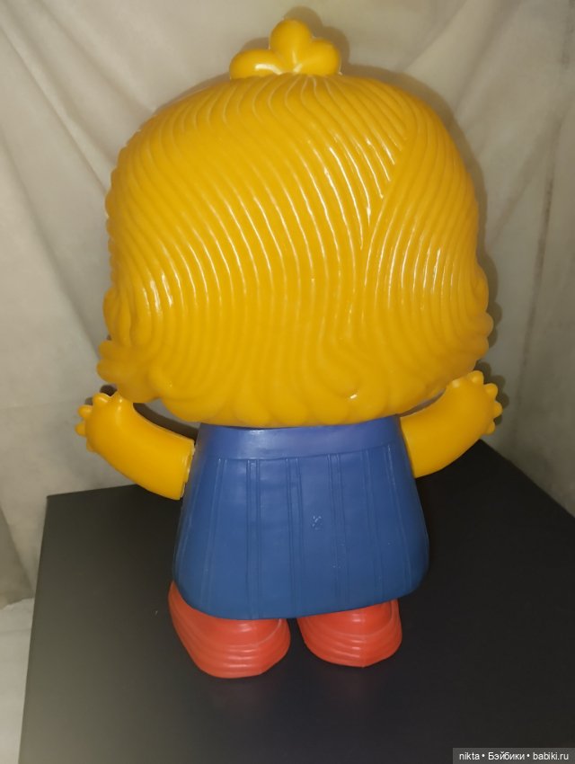 Игрушка из полиэтилена (дутыш) СССР "Кукла-Топотушка" (фото 4)