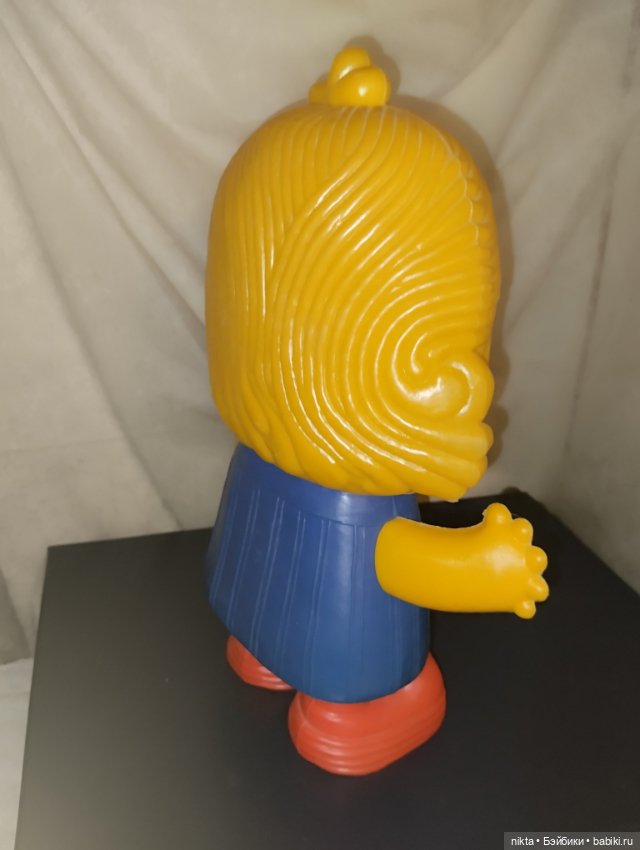 Игрушка из полиэтилена (дутыш) СССР "Кукла-Топотушка" (фото 3)