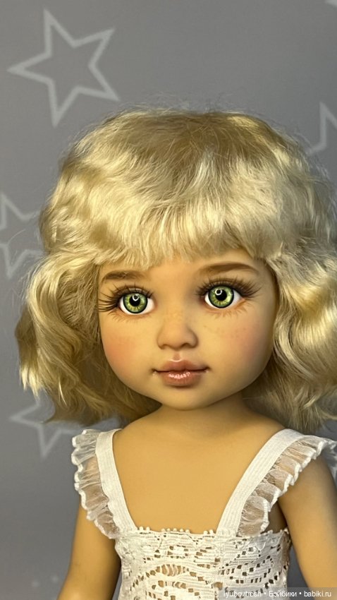 Парик натуральный 8/9 блонд для Паола Рейна ианалогичных кукол