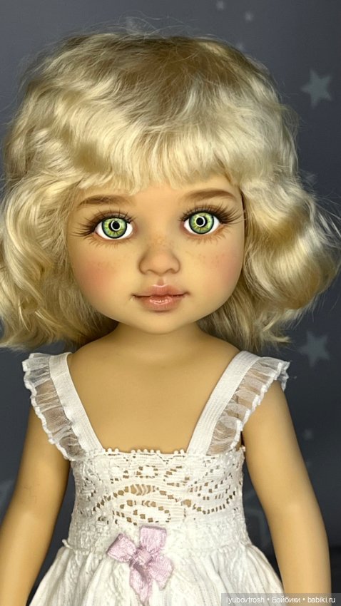 Парик натуральный 8/9 блонд для Паола Рейна ианалогичных кукол