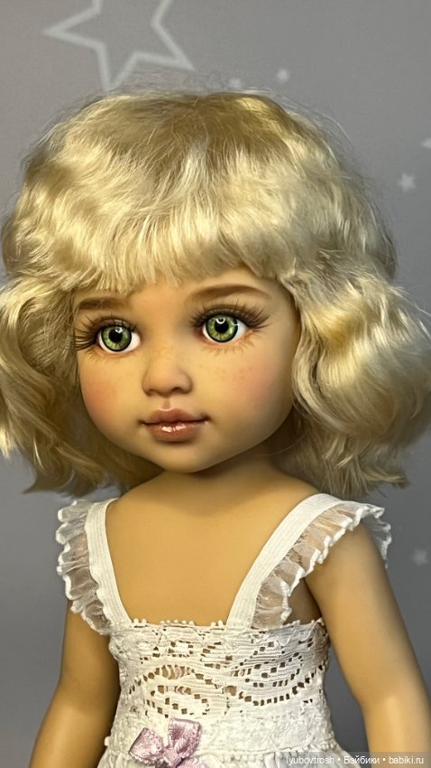 Парик натуральный 8/9 блонд для Паола Рейна ианалогичных кукол (фото 10)