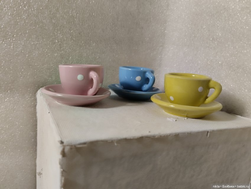 Три чайных пары для кукол (фото 2)