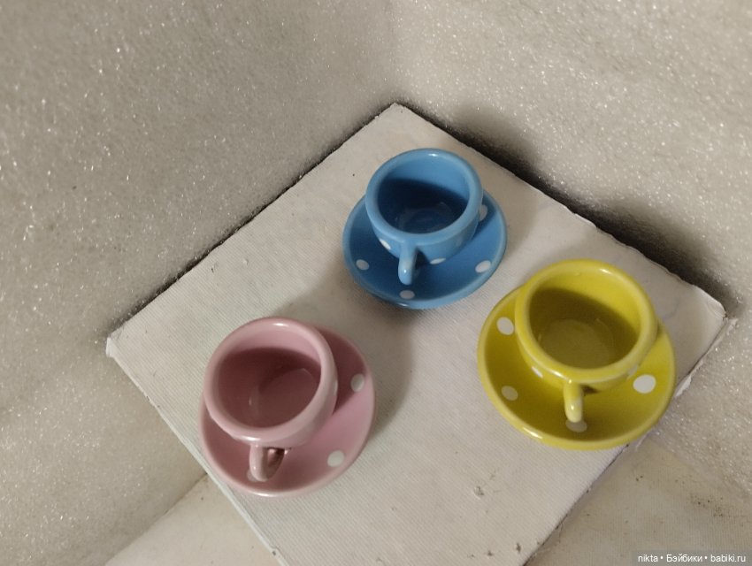 Три чайных пары для кукол (фото 4)