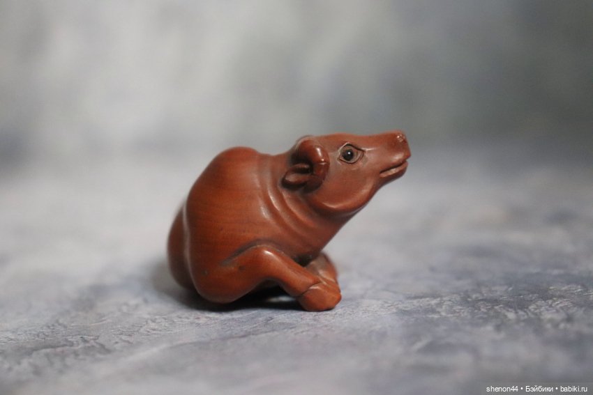 Нэцкэ "Буйвол". Винтаж, более 50 лет (фото 2)