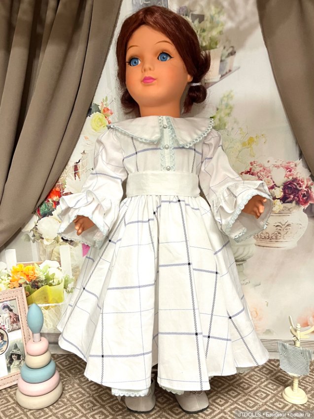 Платье для антикварной куклы (фото 2)