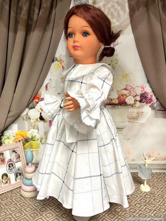 Платье для антикварной куклы (фото 6)