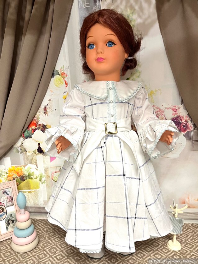 Платье для антикварной куклы (фото 4)