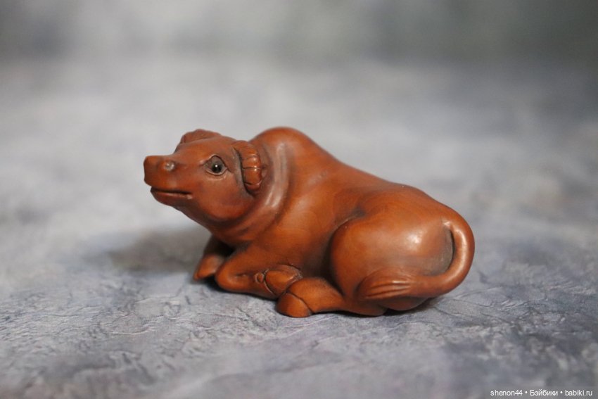 Нэцкэ "Буйвол". Винтаж, более 50 лет